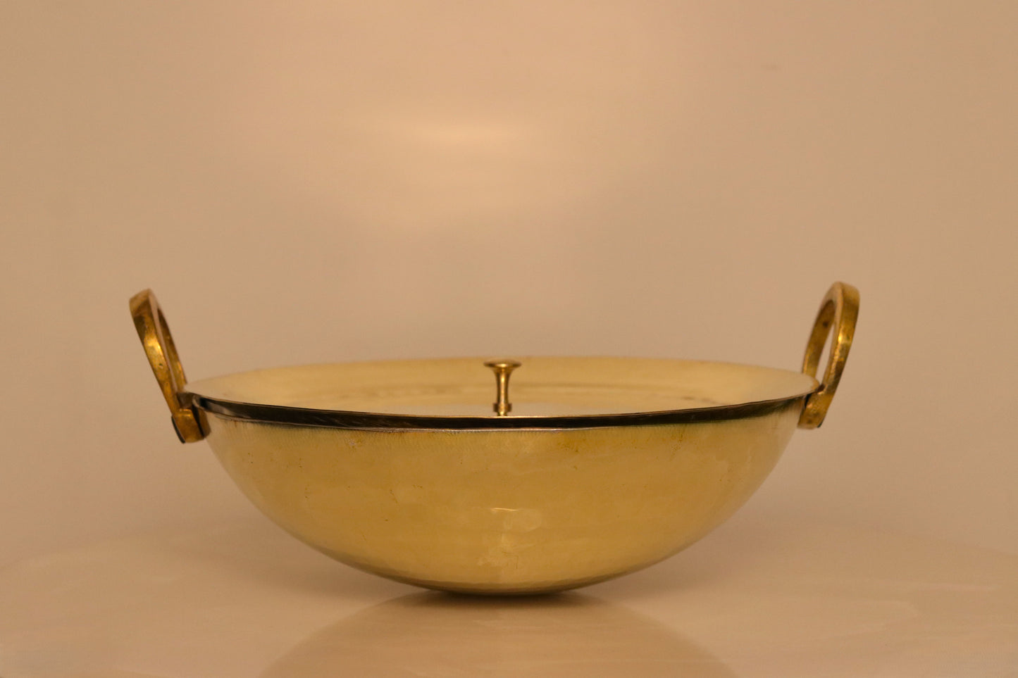 Brass Kadahi With Lid