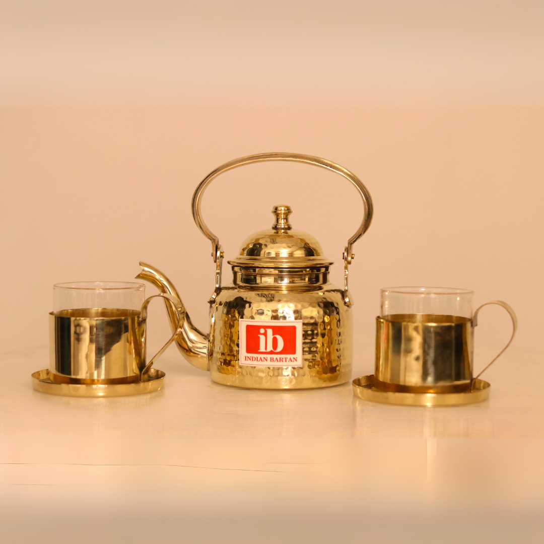 Brass Teapot Set