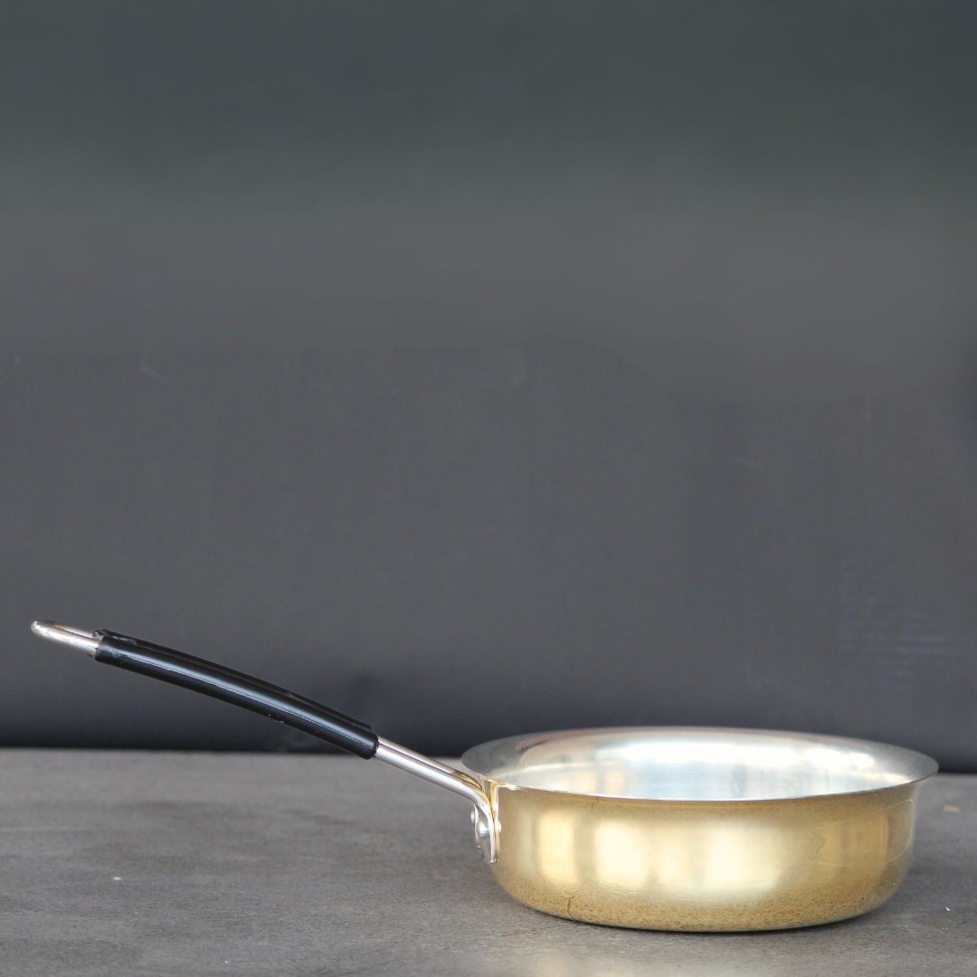 Brass Fry Pan With  Kalai