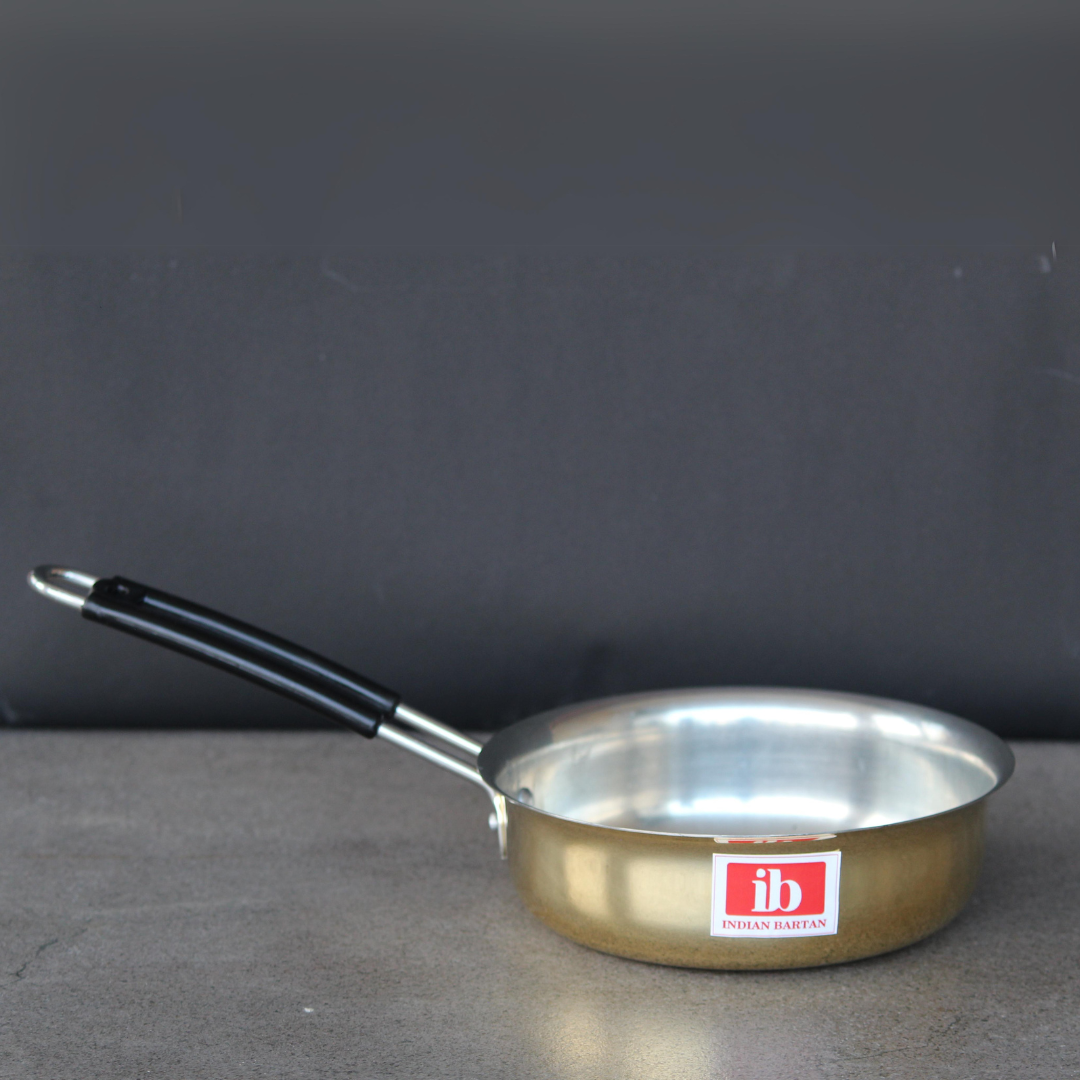 Brass Fry Pan With  Kalai