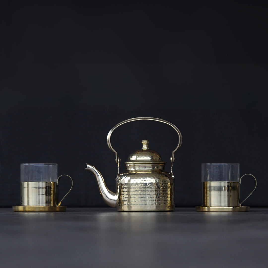 Brass Teapot Set