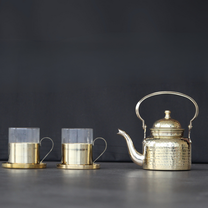 Brass Teapot Set