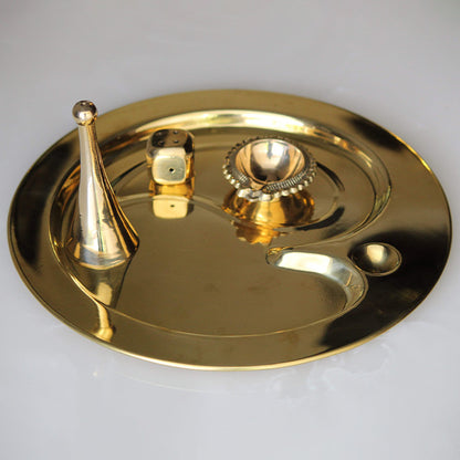 Brass Pooja Thali